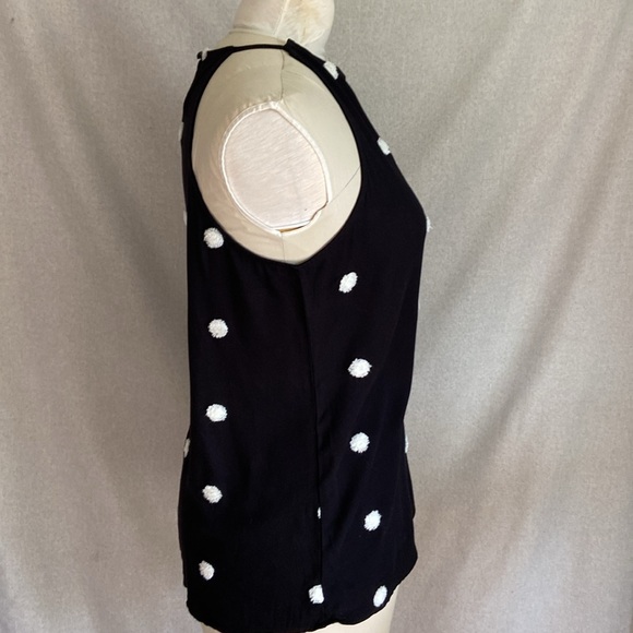 Womens Fashion Tank Tops Halter Neck Sleeveless Polka Dot Size M - Picture 6 of 10